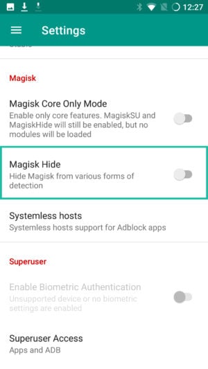 Installation Magisk Manager